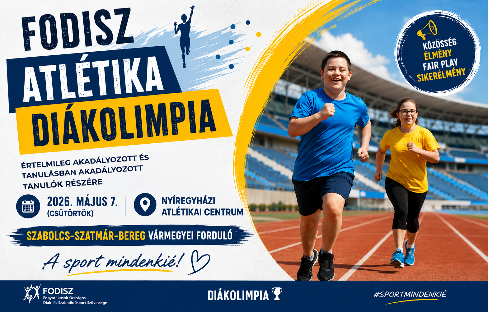FODISZ Athletics Student Olympics County Round in Nyíregyháza