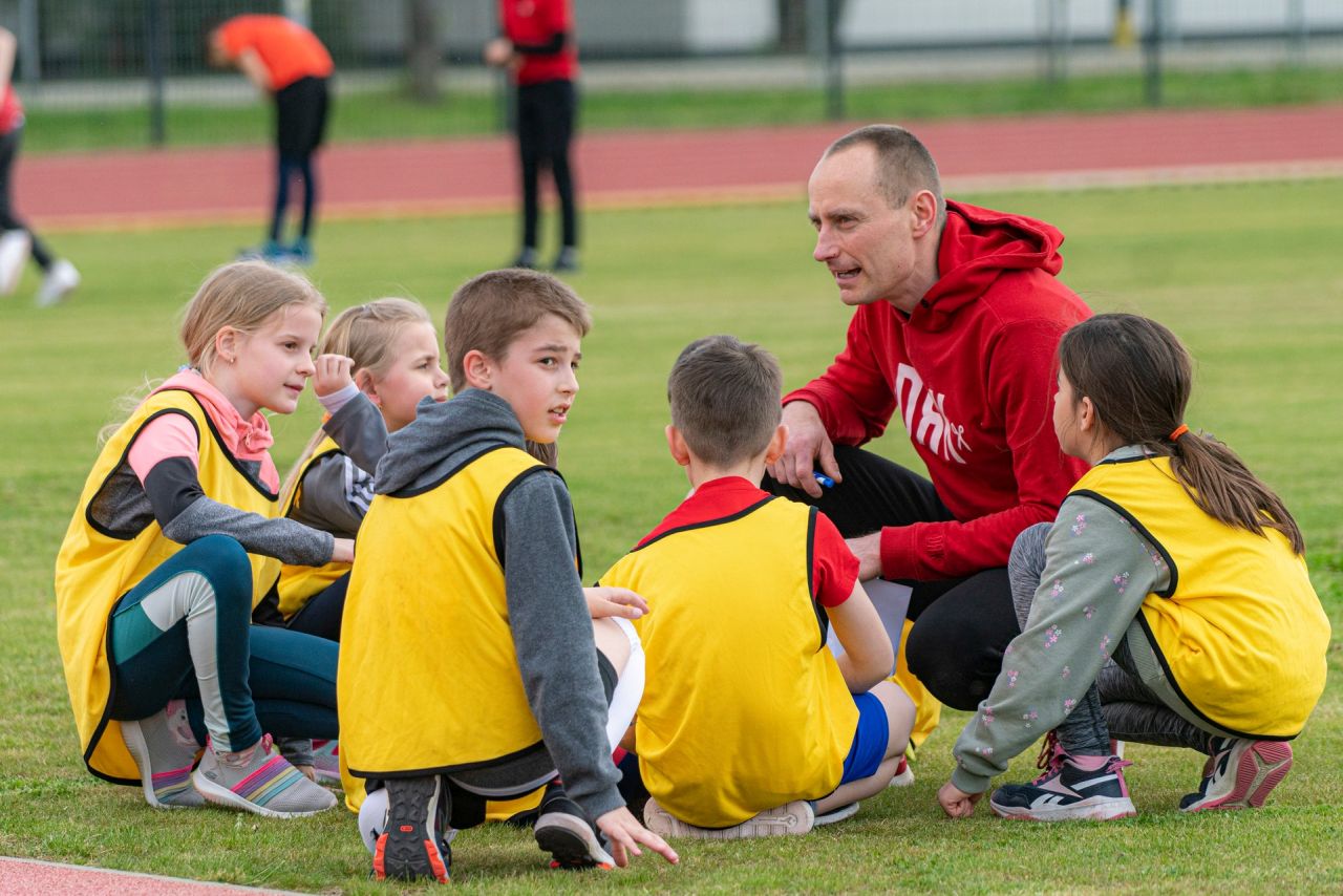 Kid Athletics competition in the Athletics Centre of Nyíregyháza