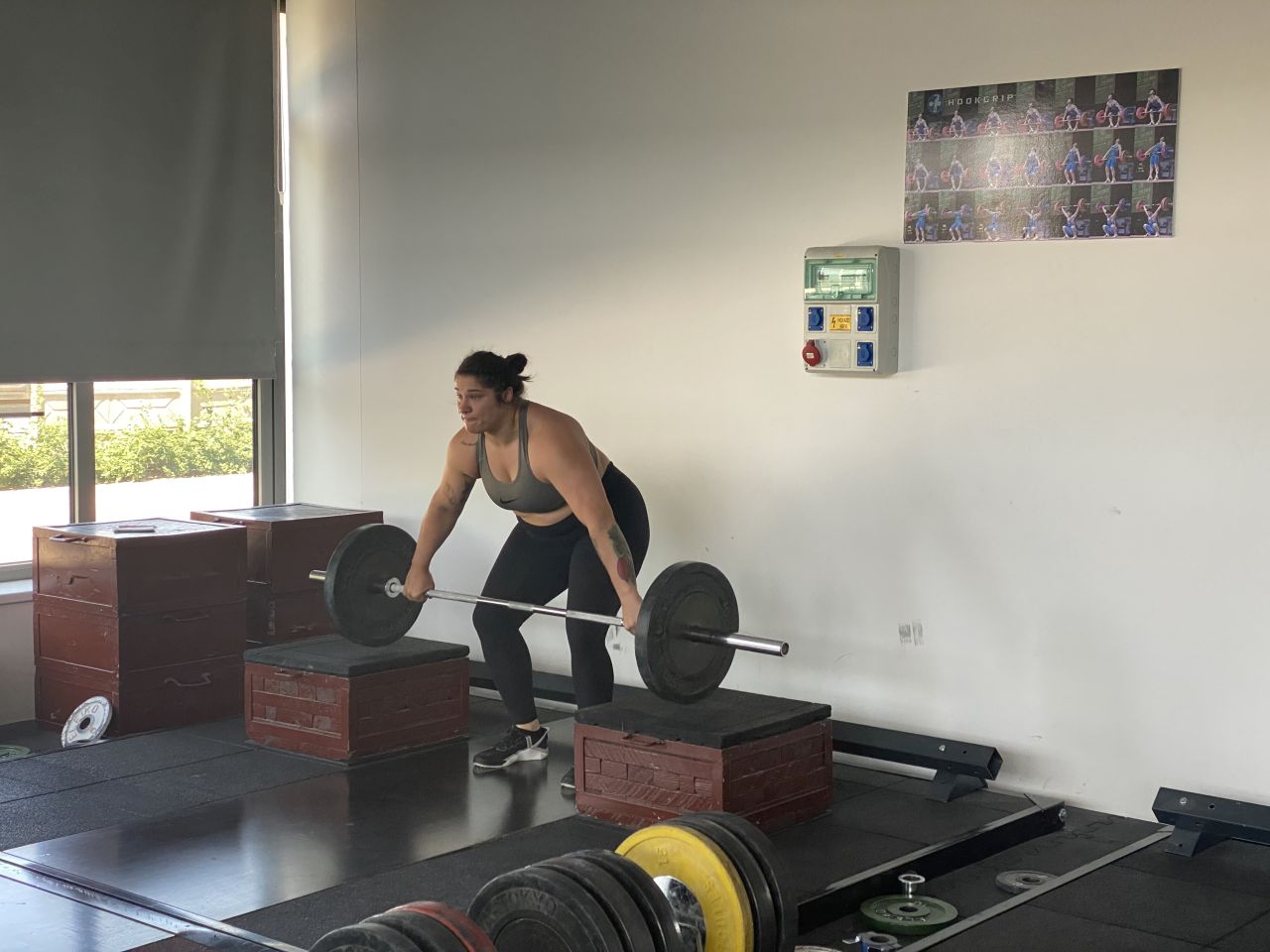 Training moments with world champion female weightlifter Ealey Chase