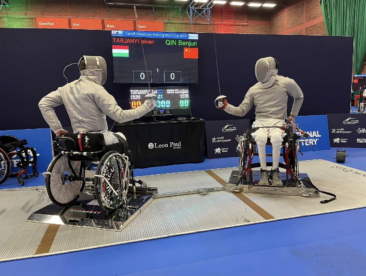 István Tarjányi Hőstette: Valuable Bronze at the Paralympic Wheelchair Fencing Qualification World Cup in Cardiff